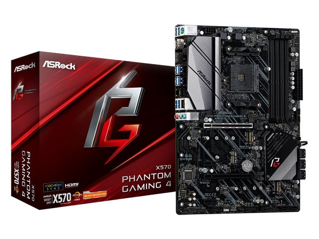 ASRock X570 Phantom Gaming 4 AMD 500シリーズ Socket AM4対応 AMD