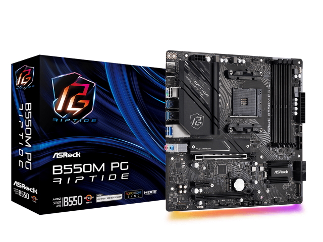 ASRock B550M PG Riptide AMD 500シリーズ Socket AM4対応 AMD B550