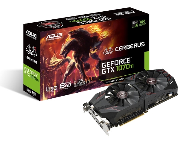 ASUS CERBERUS-GTX1070TI-A8G CERBERUS シリーズ GeForce GTX 1070 Ti