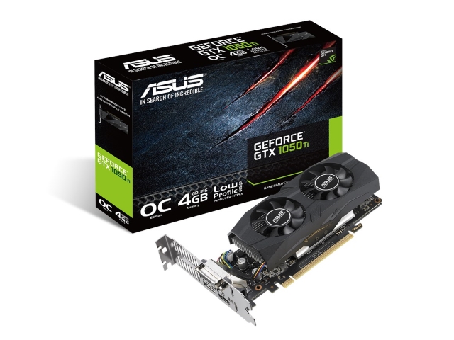 ASUS GTX1050TI-O4G-LP-BRK GeForce GTX 1050 Ti 4GB 128-bit GDDR5
