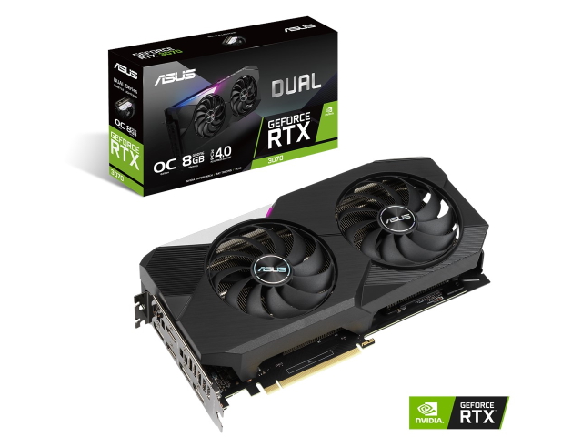 ASUS DUAL-RTX3070-O8G ASUS DUAL シリーズ GEFORCE RTX 3070 8GB 256