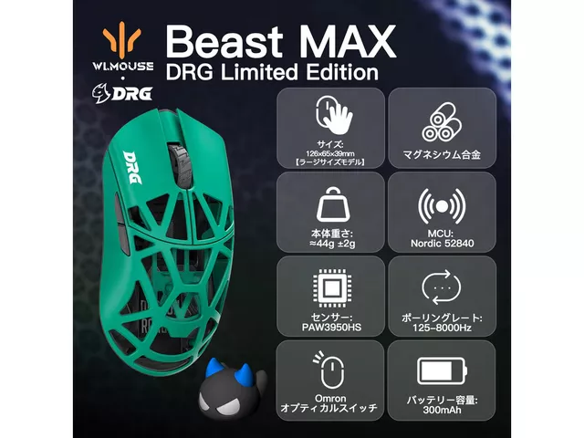 WLMOUSE×DRG WLMOUSE × DRG Beast X Max Series サイド穴なし