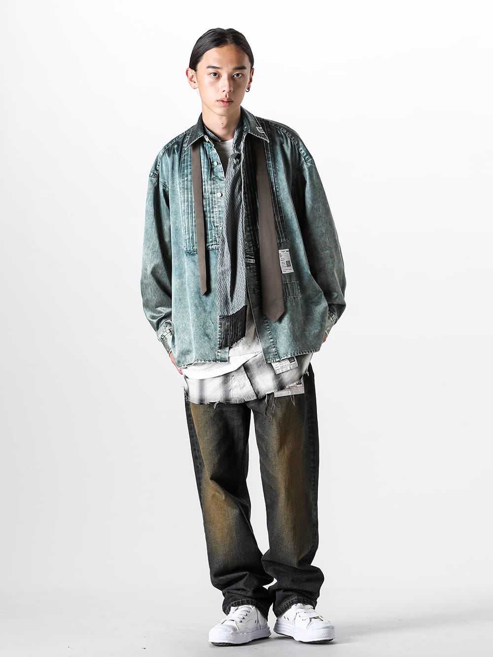 Maison MIHARA YASUHIRO 24-25AW ドッキングシャツスタイリング -FASCINATE