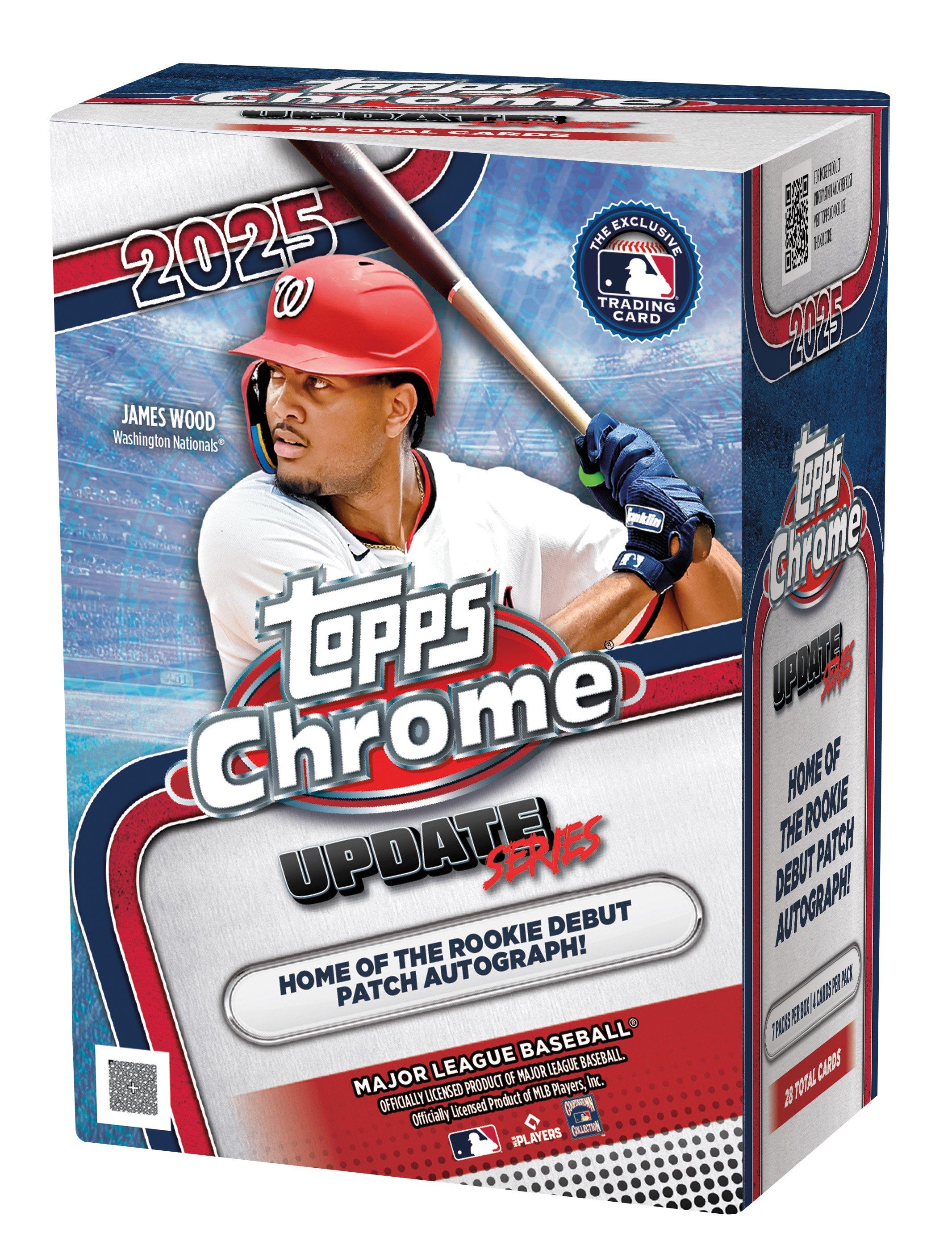 2025 Topps Chrome Update Series MLB Baseball Value Box | GameStop
