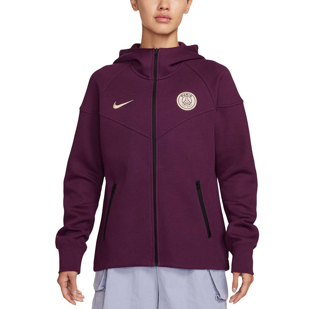 Women's Nike Burgundy Paris Saint-Germain 2024/25 Tech Fleece Full