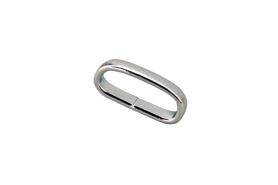 真鍮製サルカン（ベルトループ）＜ニッケル＞ | レザークラフト