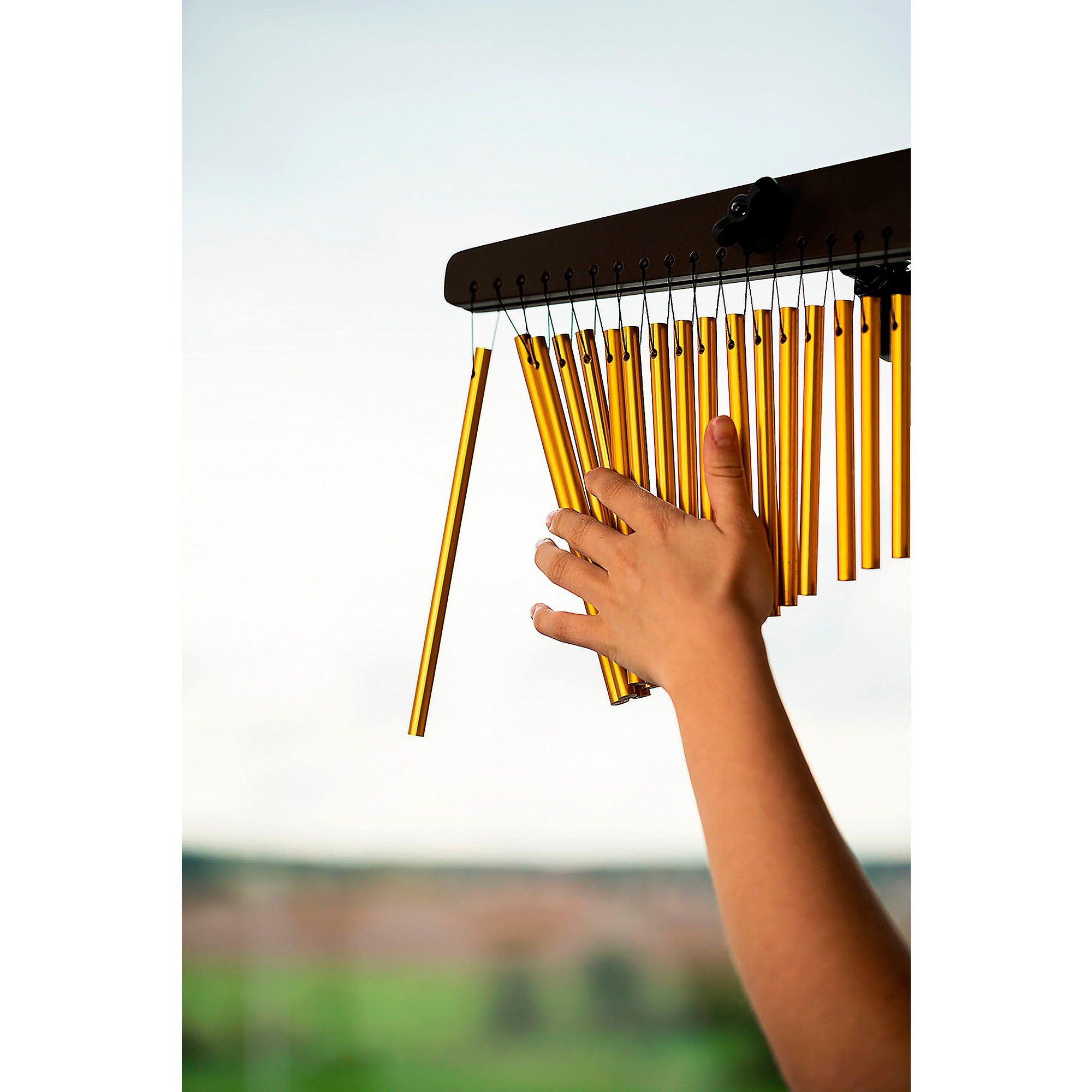 MEINL Sonic Energy CH27WB Single Row Chimes With 27 Gold-Anodized