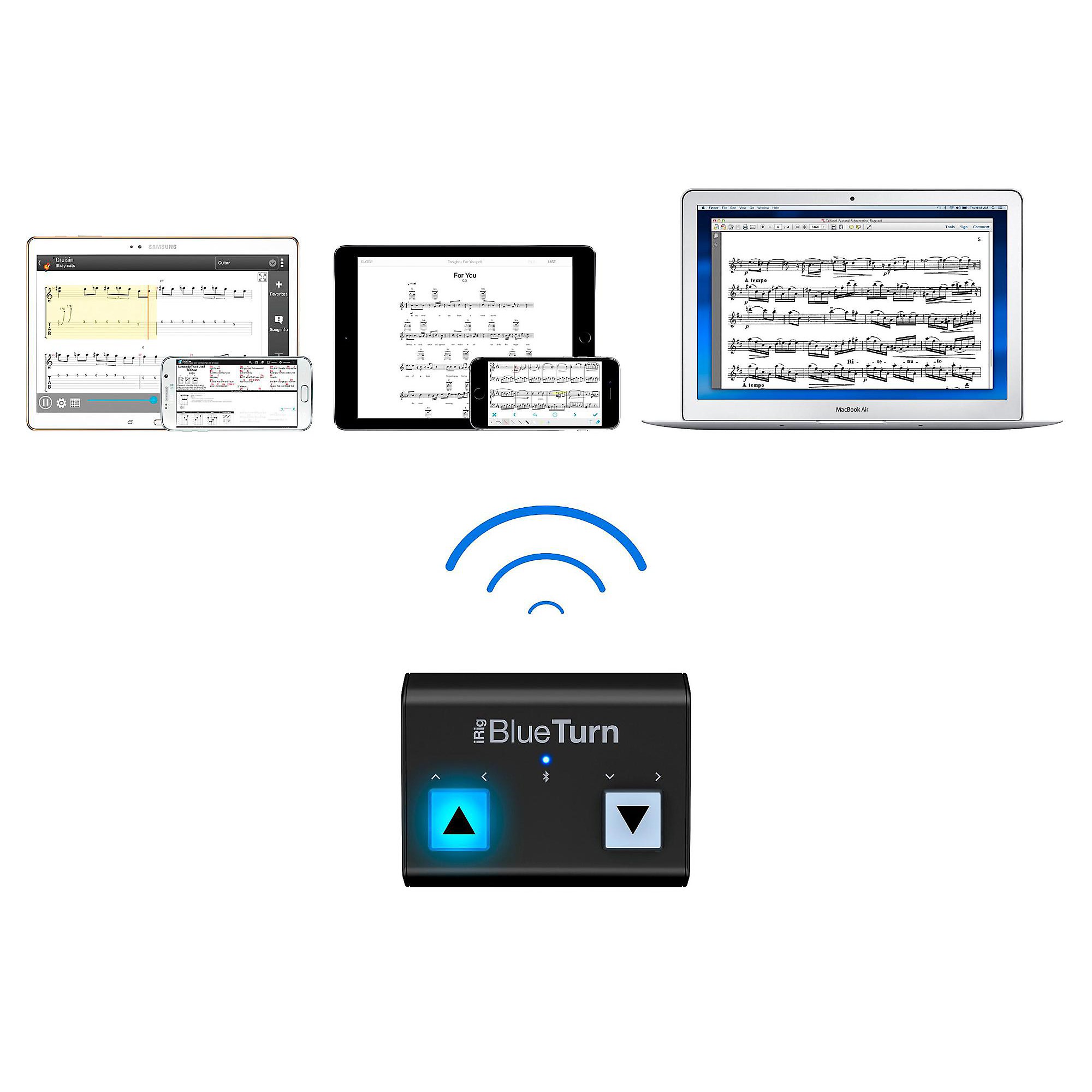 IK Multimedia BlueTurn Wireless PageTurner Footswitch | Music & Arts