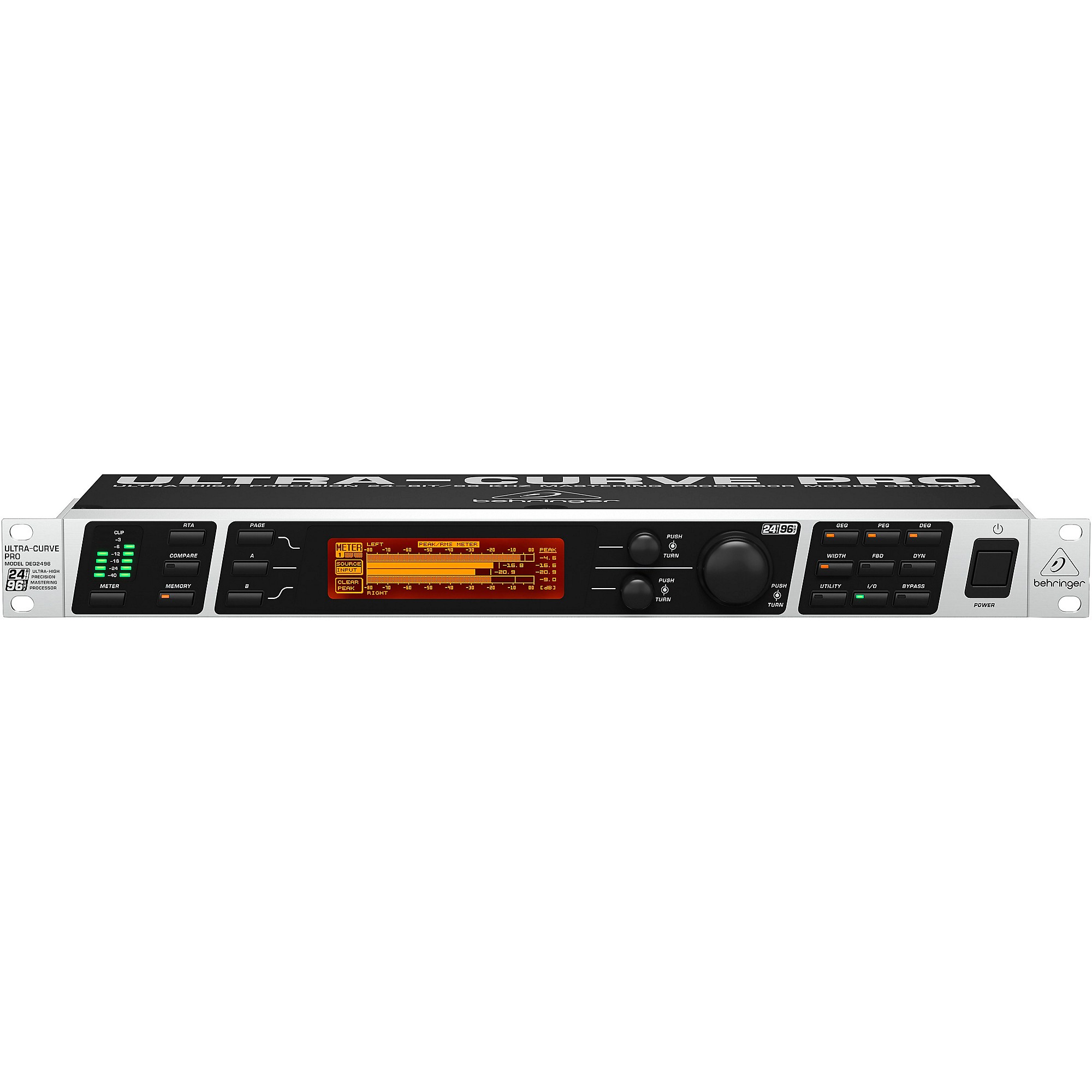 Behringer ULTRACURVE PRO DEQ2496 2-Channel Equalizer and Mastering