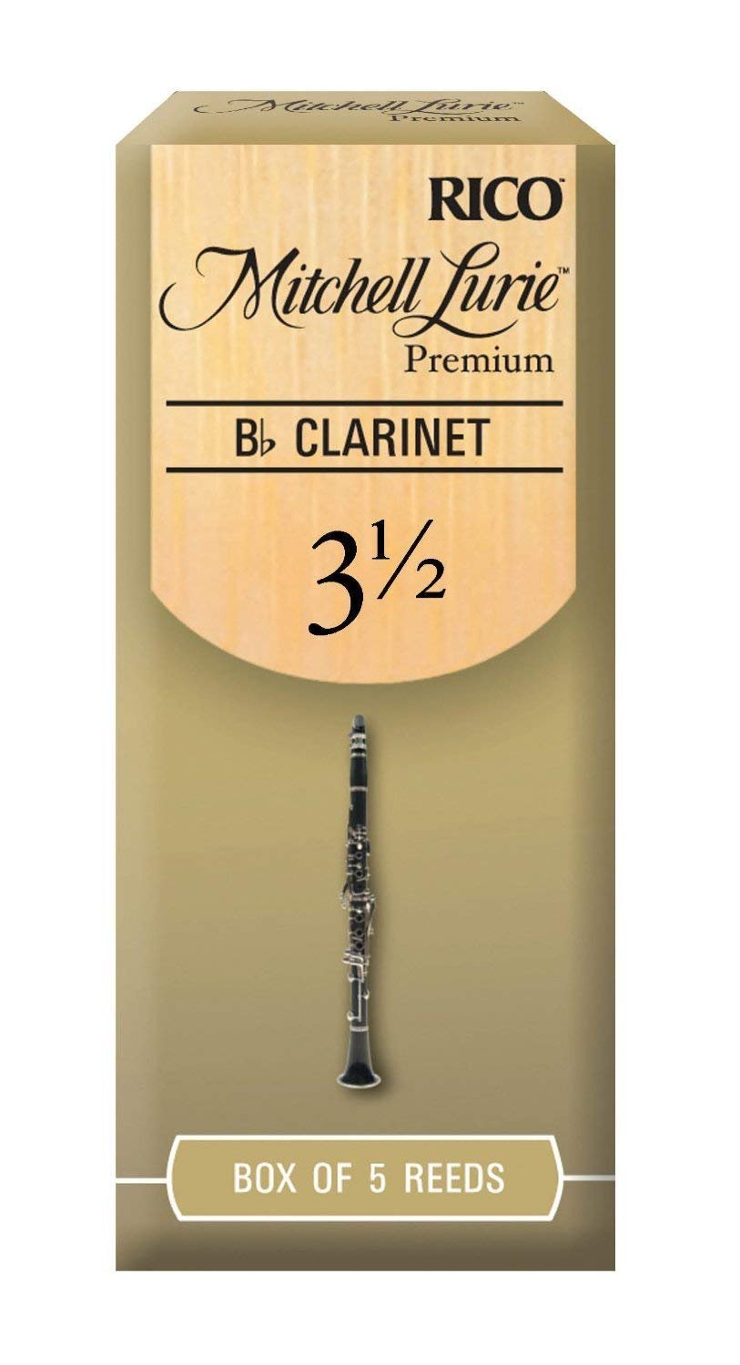 Mitchell Lurie Bb Clarinet Premium Reeds #3.5, Box of 5