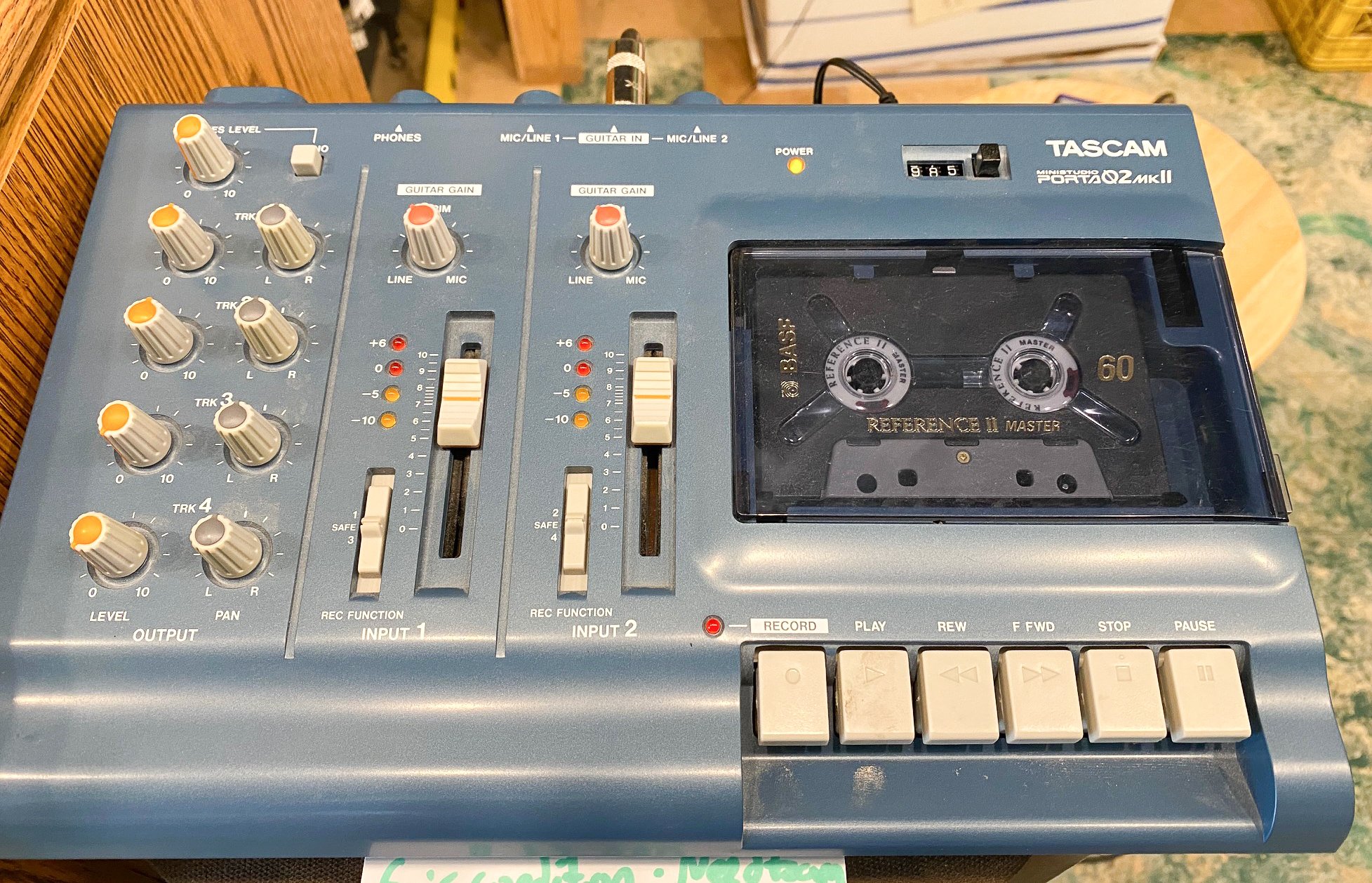 Tascam Porta 02 MkII - w/cassette, power supply & manual