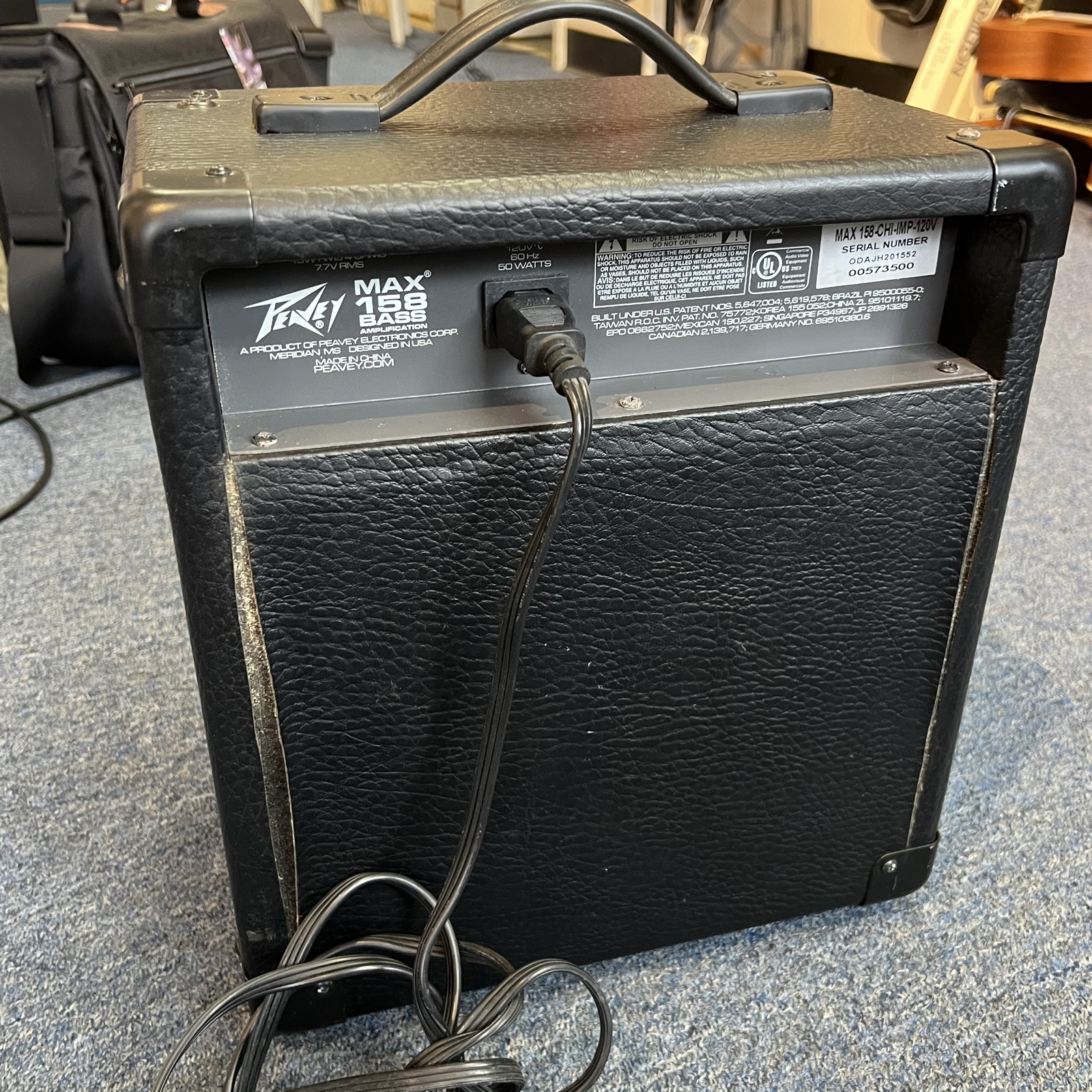 Peavey MAX 158 15-Watt 1x8 Bass Combo Amp – Used - 2024121903