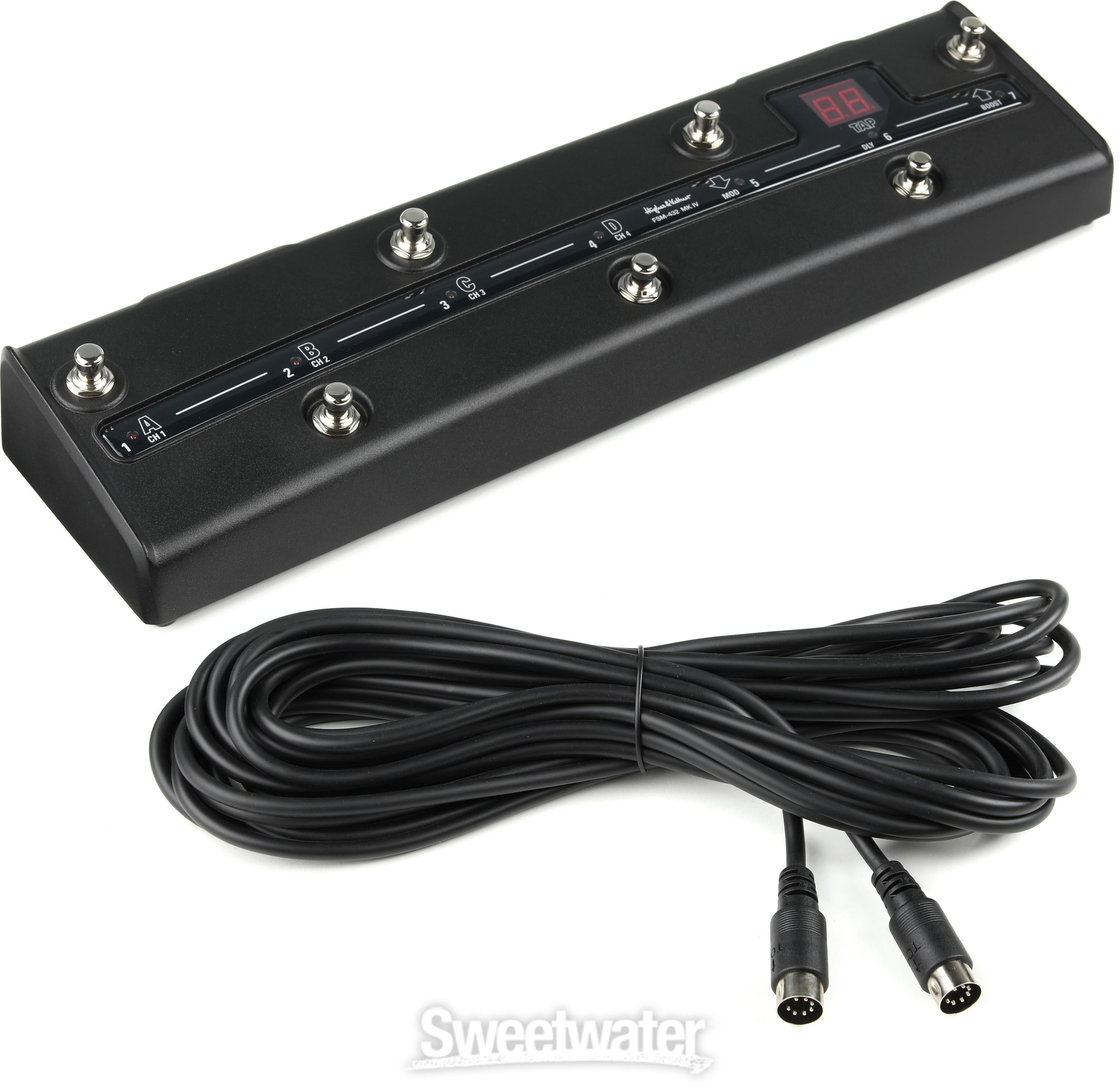 Hughes & Kettner FSM-432 MK IV MIDI Board Foot Controller | Sweetwater