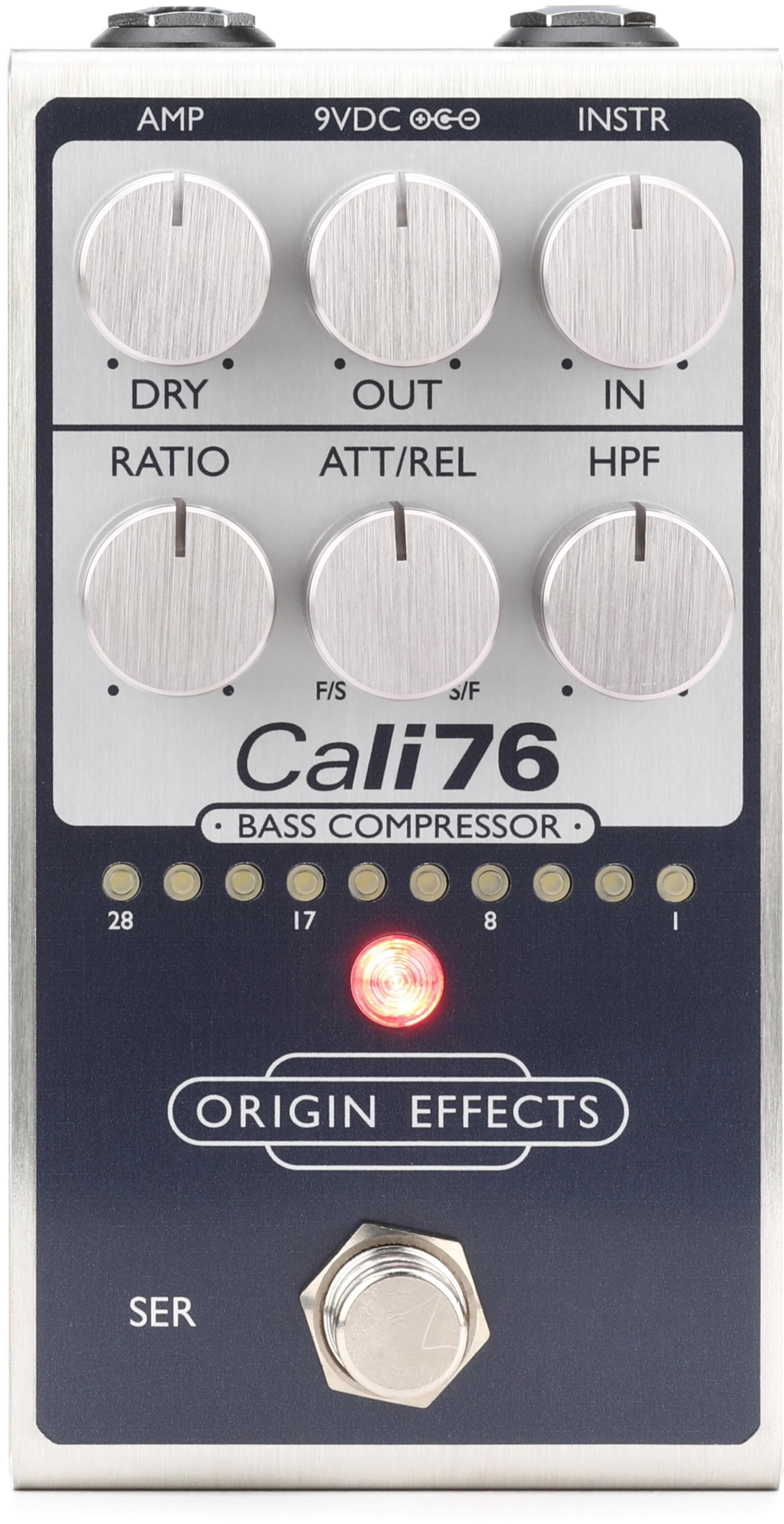 Origin Effects Cali76 Compact Bass Compressor Pedal | Sweetwater