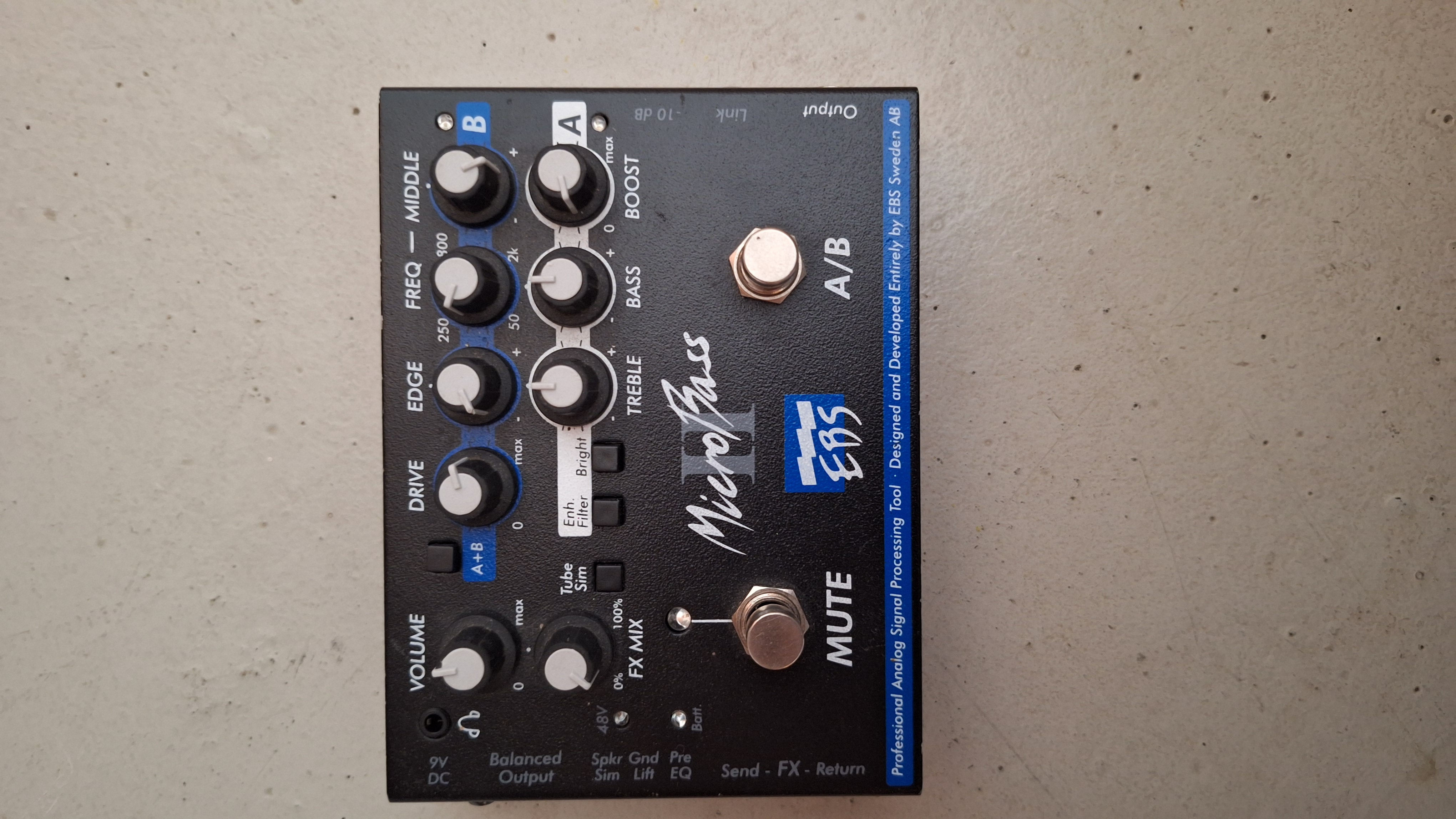 MicroBass II - EBS MicroBass II - Audiofanzine