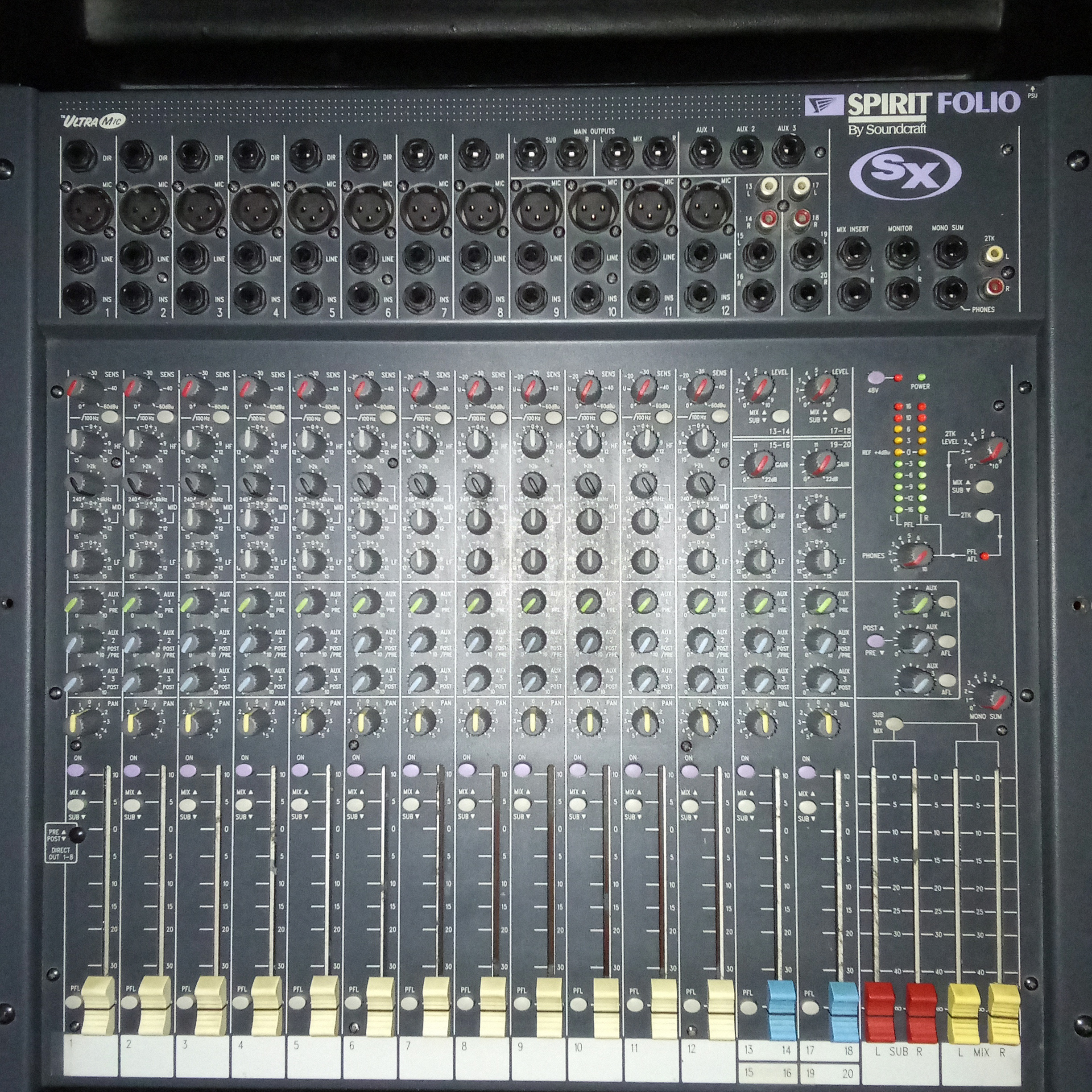 SPIRIT FOLIO SX アナログミキサー Soundcraft Spirit Folio SX Mixer