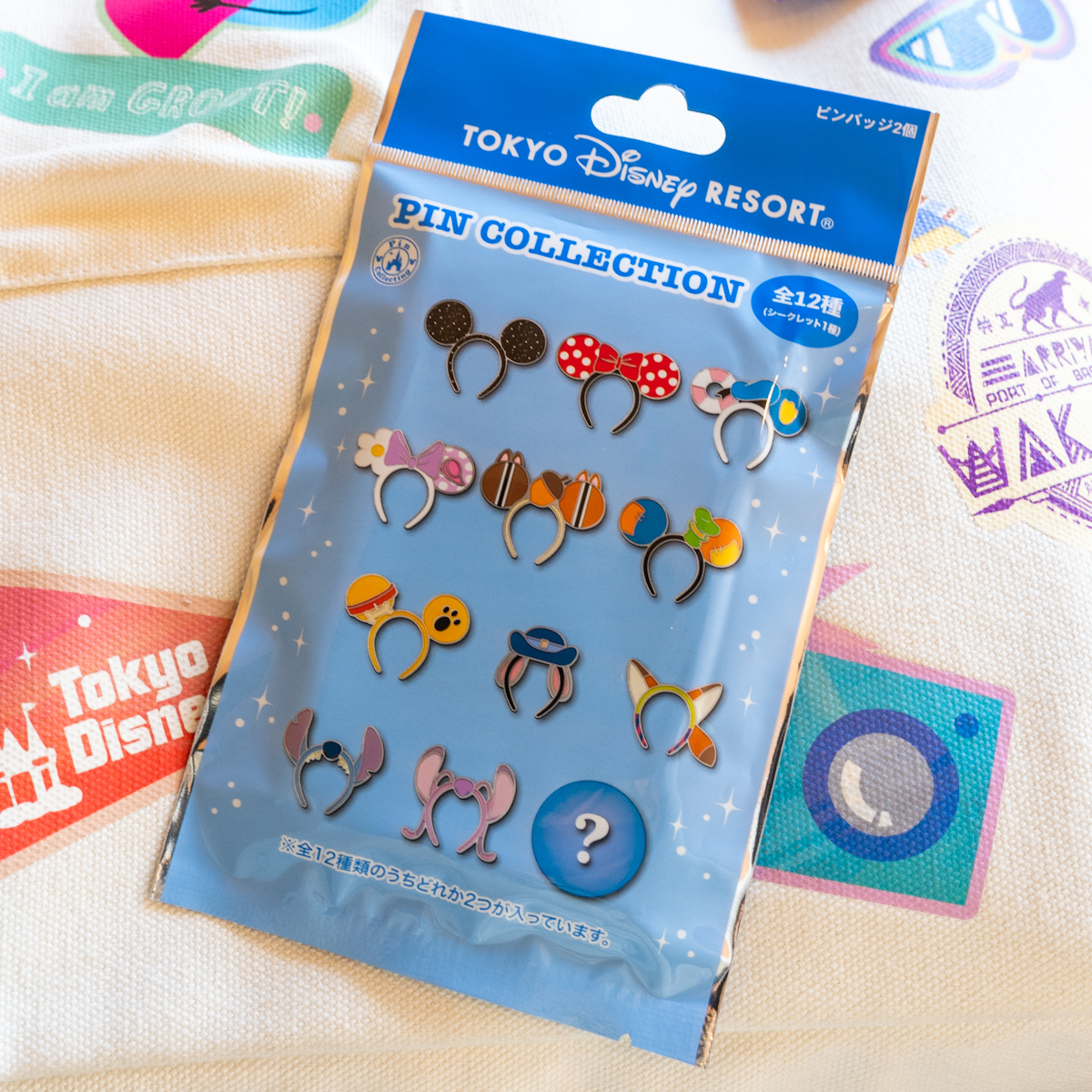 カチューシャデザイン！東京ディズニーリゾート ランダムピンバッジ
