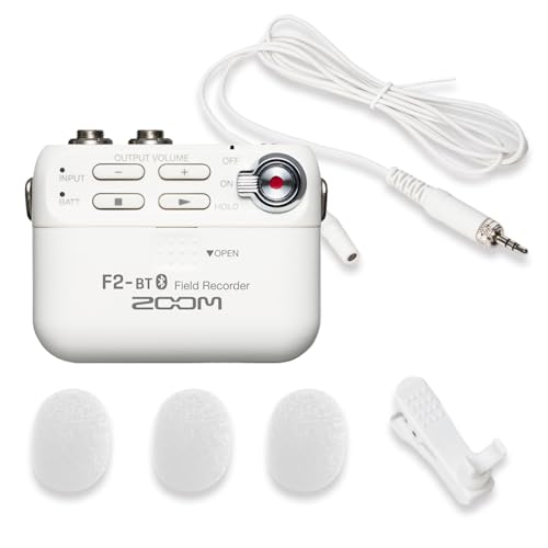 Amazon | ZOOM ズーム 超小型 フィールドレコーダー F2-BT/W 32bit
