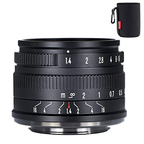 Amazon.co.jp: 7artisans 35mm F1.4 Mark II 単焦点レンズ マニュアル