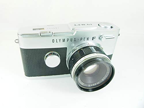 ハーフサイズカメラのPEN FTブラックとF.Zuiko Auto S 38mm f1.8、G