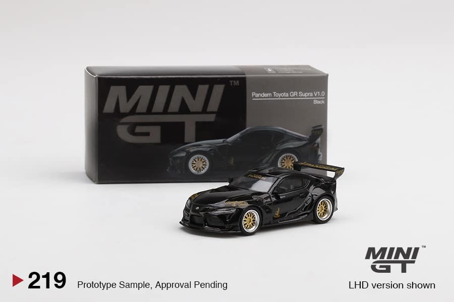 Amazon | MINI GT 1/64 ミニカー GR スープラ パンデム V1.0 ブラック