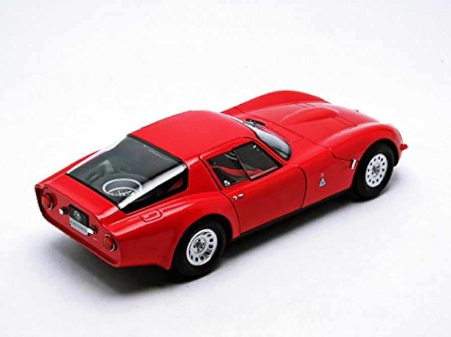 AUTOart Alfa Romeo TZ2, red, 1965, model car, finished model, car