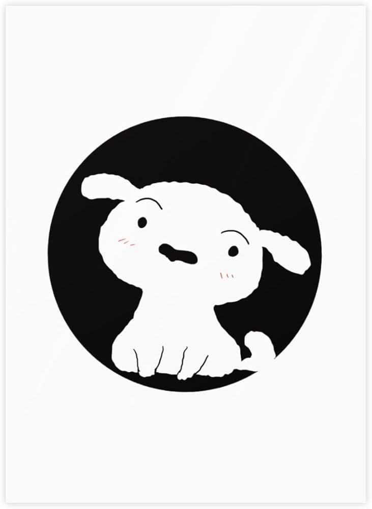 Amazon.co.jp: ステッカー クレヨンしんちゃん シロ かわいい 防水