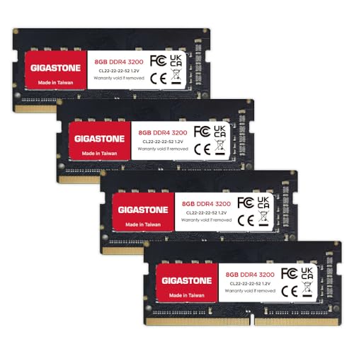 Amazon.co.jp: 【メモリ ノートパソコン専用 DDR4】GIGASTONE 8GBx4枚