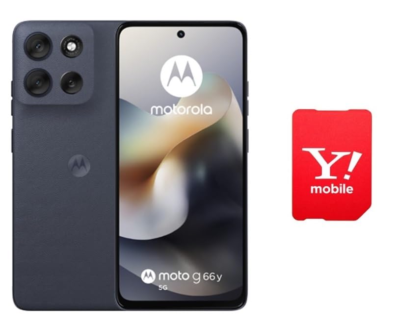 Amazon | 【本体一括購入】Y!mobile moto g66y 5G【新規申込・シンプル