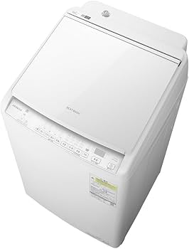 Amazon | 日立 タテ型洗濯乾燥機 洗濯8kg 乾4.5Kg BW-DV80K W ホワイト