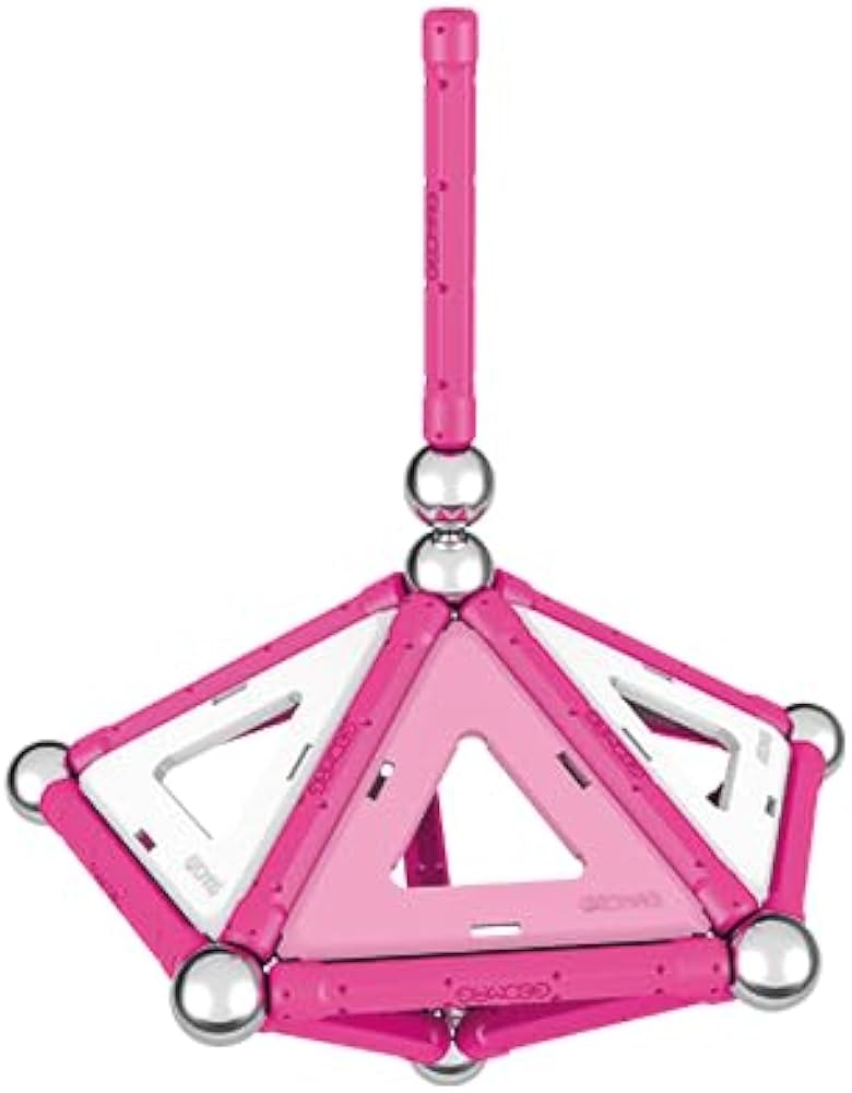 Amazon.com: Geomag - Pink - 68-Piece Magnetic Building Set
