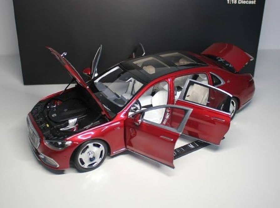 Amazon | 赤 Almost Real 1/18 BENZ メルセデスベンツ マイバッハ