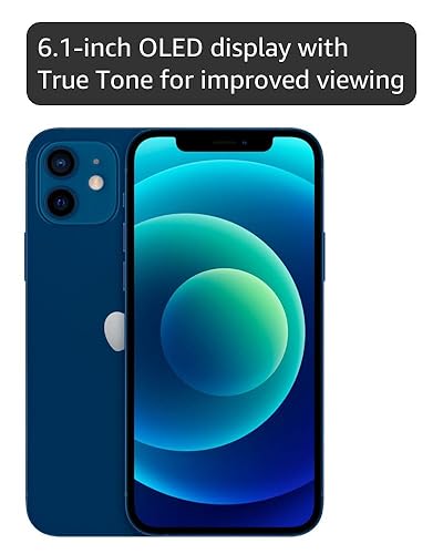 Amazon.com: Apple iPhone 12, 256GB, Blue - Fully Unlocked (Renewed