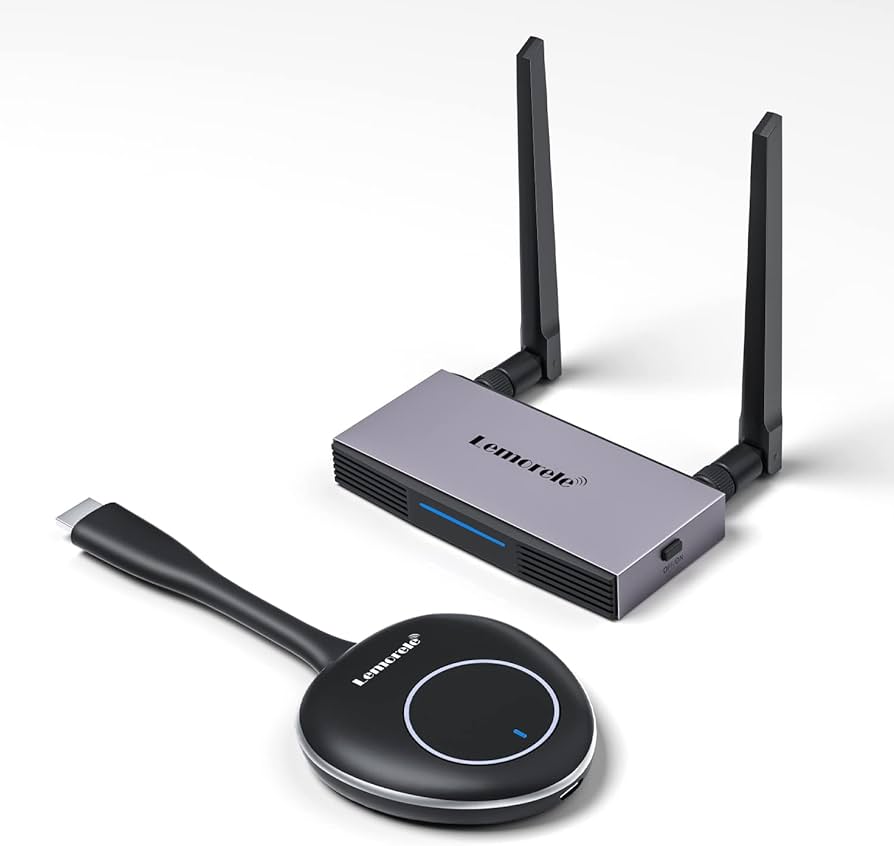 Amazon | ワイヤレス HDMI 送受信機 セット 50m 遠距離転送 【日本技適