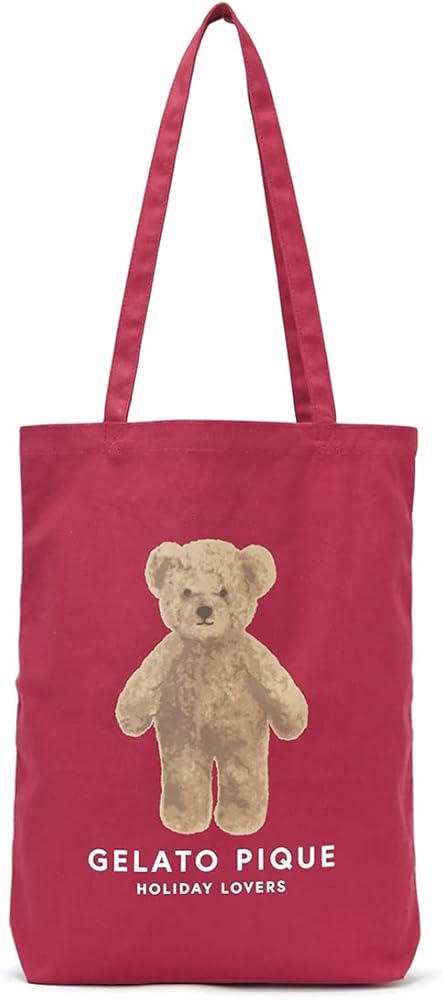 Amazon | [ジェラート ピケ]【HOLIDAY】ベアプリント トートバッグ