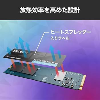 Amazon | キオクシア KIOXIA 内蔵 SSD 2TB NVMe M.2 Type 2280 PCIe