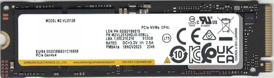 Amazon.com: TAC Trading OEM 512GB SSD PM9A1a PCIe Gen 4.0 x4 M.2