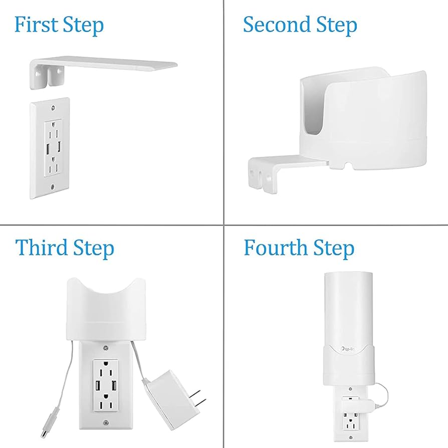 Amazon | 厄介なワイヤーなしのTP-Link Deco M4ルーター用省スペース