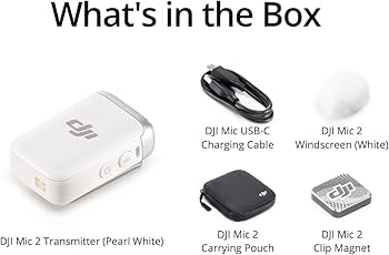 Amazon.com : DJI Mic 2 Transmitter (Pearl White), Wireless