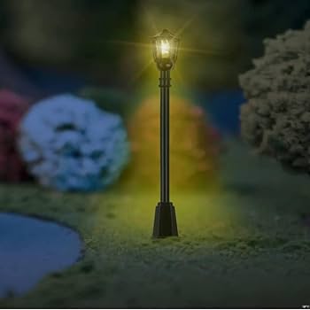 Amazon.co.jp: 街灯柱 温白色 LED 20本入り 3V 64mm オレンジ 1:100