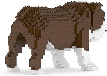 Amazon.com: JEKCA English Bulldog 01S-M01 | Dog Plastic Building