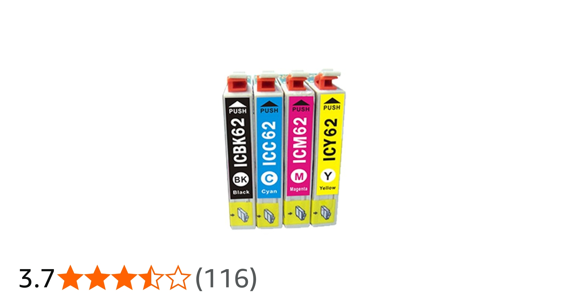 Amazon.co.jp: インク 【互換インク】 エプソン EPSON IC4CL62 4色