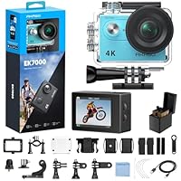 Amazon | AKASO アクションカメラ EK7000 4K 2000万画素 64GBメモリ