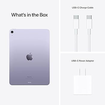 Amazon.com : Apple 2022 iPad Air (10.9-inch) Wi-Fi, 256GB - Purple