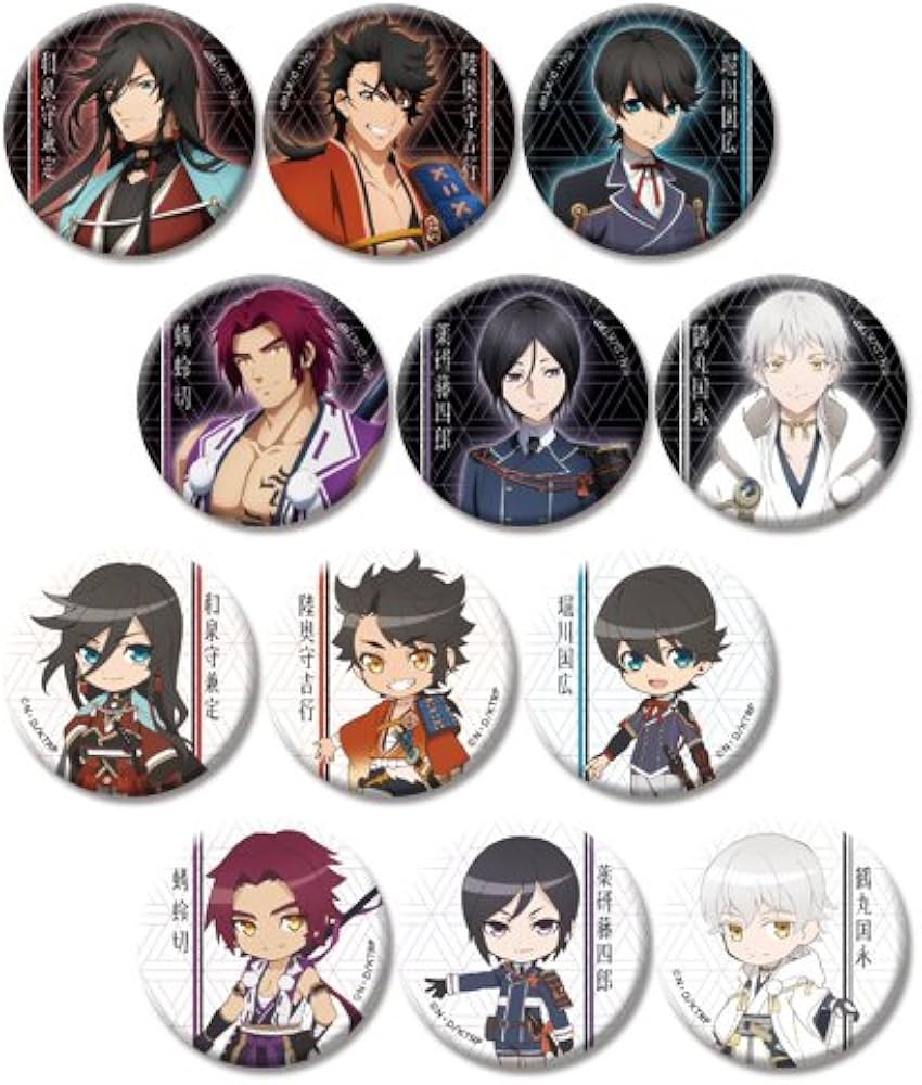 Amazon.co.jp: 活撃 刀剣乱舞 缶バッジコレクション 第一弾 20個入り