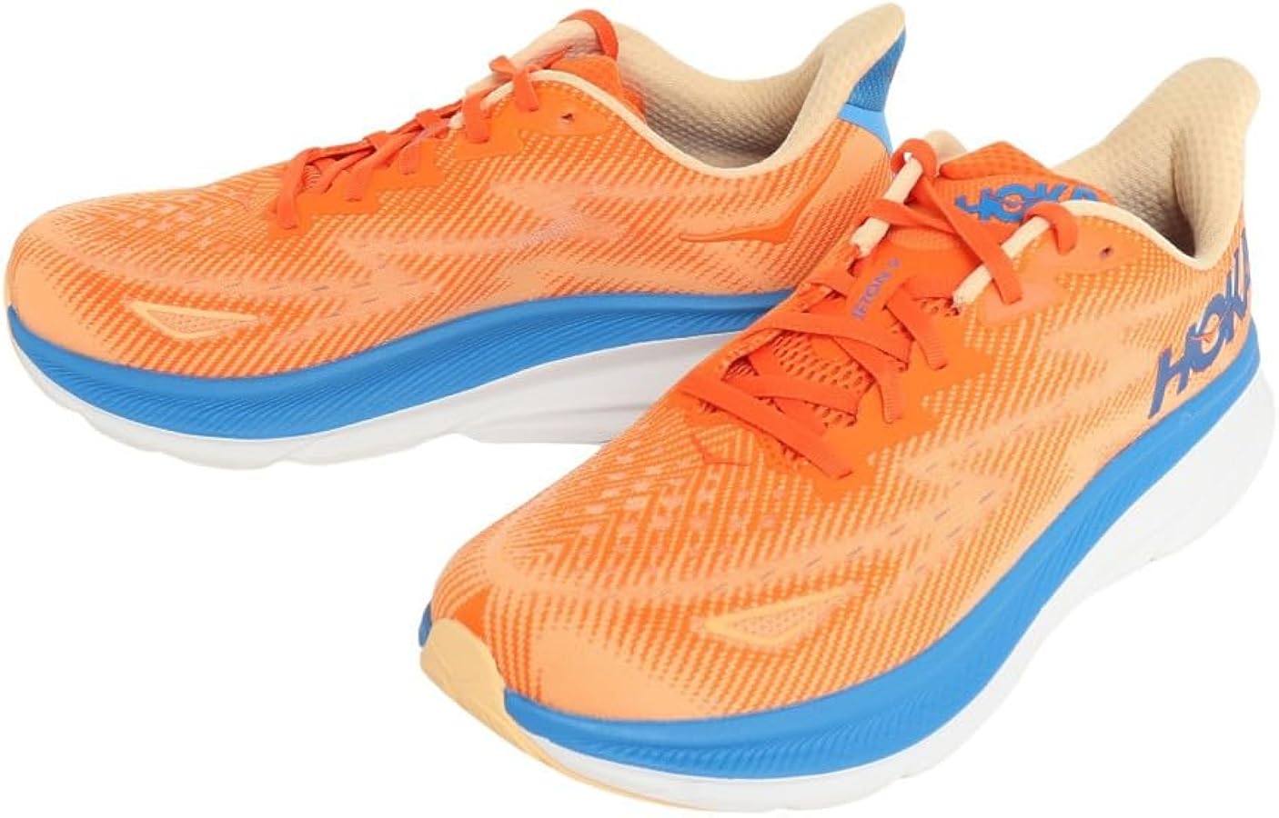 Amazon.com | Men's Clifton 9 WIDE (VOIM - Vibrant Orange/Impala