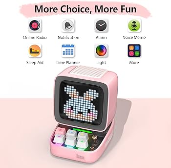 Amazon.com: Divoom TimeBox Evo and ditoo pro - Pixel Art Bluetooth