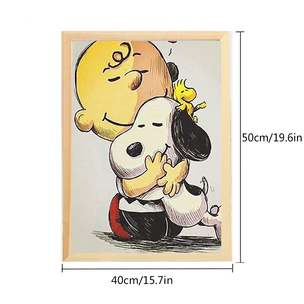 Amazon｜Snoopy スヌーピー 動物画 ポスター アートパネル フレーム