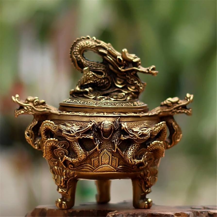 銅製 香炉 香道具 茶道具 装飾品 工芸品 置物 銅細工 白菜香炉 香挿