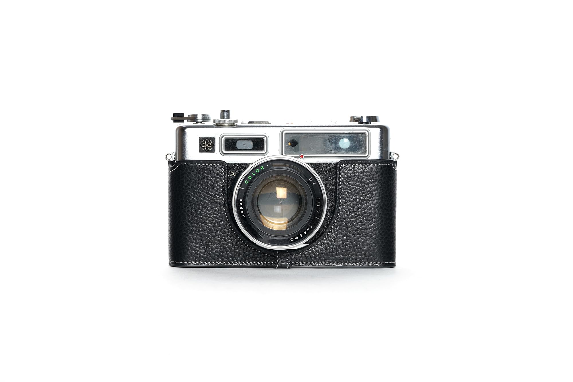 Amazon.com : Handmade Genuine Real Leather Half Camera Case Bag